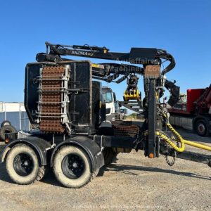 Kesla Remorque Forestière Broyeur C645T + Grue